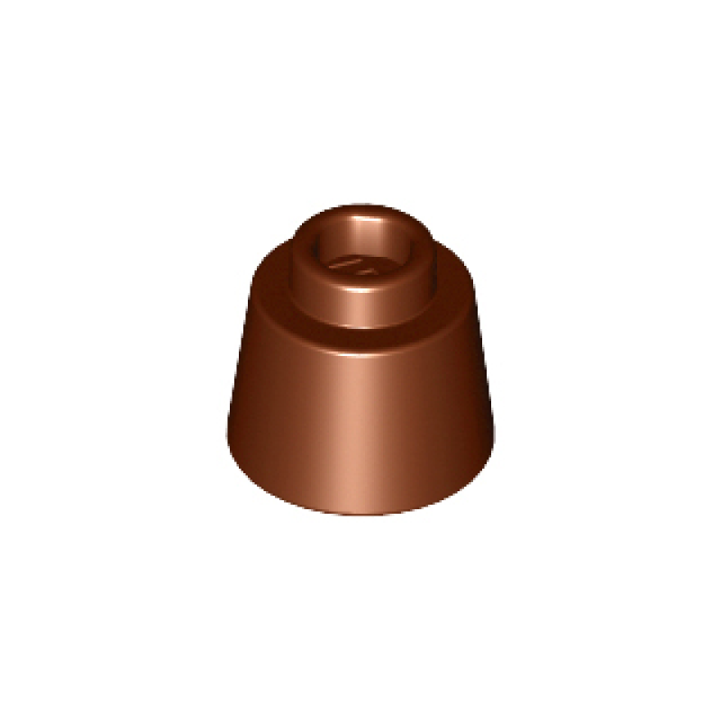 Kegel 1 1/6 x 1 1/6 x 2/3 fez Reddish Brown